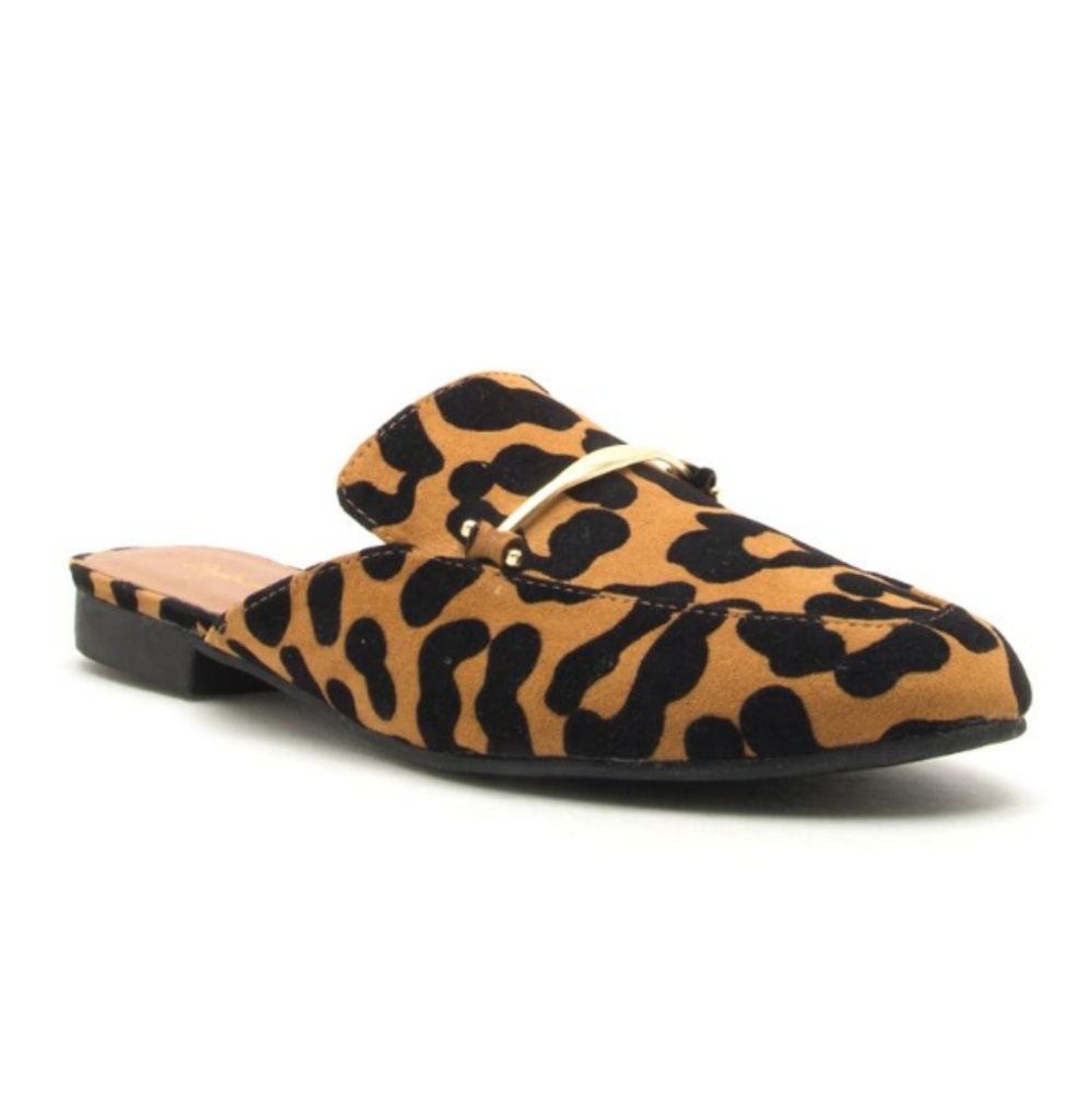 New Women's Camel/Black Mule Ballerina Shoes!